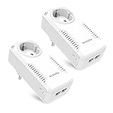 Contenido del envío: 2 Powerline-adaptador P1002P, 2M - RJ45 - cable Ethernet, de forma rápida instalación Instrucciones