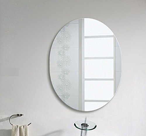 Xiuxiangianju Badezimmerspiegel dekorative Spiegel Badezimmer Luxus-Badezimmer-Spiegel anti-fog wasserdichte ovale Spiegel Schminkspiegel - 8