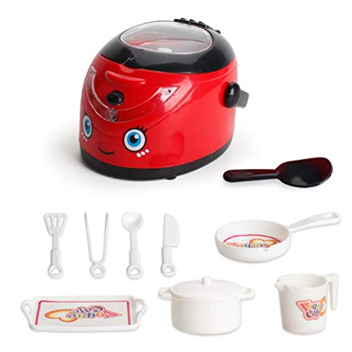 Preisvergleich Produktbild OviTop Haushaltsspielzeug Kinder, Kinderküche Spielzeug Haushalt Simulation Geräte für Kinder Rollenspiele - Reiskocher