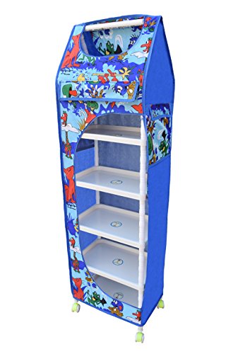 Flipzon Multipurpose 6 Shelve Foldable Almirah Rs.1016 - Amazon