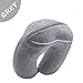 Produktbild Reisekissen,Nackenkissen Memory Foam Travel U-Form-Kissen Büro-Nackenkissen-Kissen Cervical Spine Protect Mit Hohem Rücken 30 * 31 * 9 cm Grau 30 X 31 X 9 X 13 cm