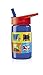Produktbild Crocodile Creek Kinder Eco Fahrzeuge Flip Stroh Tritan Trinkflasche, Blau, 17,8 cm