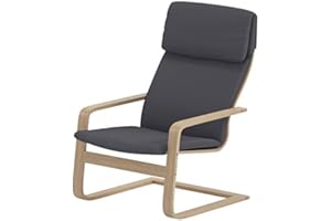 Custom Slipcover Replacement Cover Only! Chair is not included! Cotton Cover for Pello Compatible with (Dark Grey)