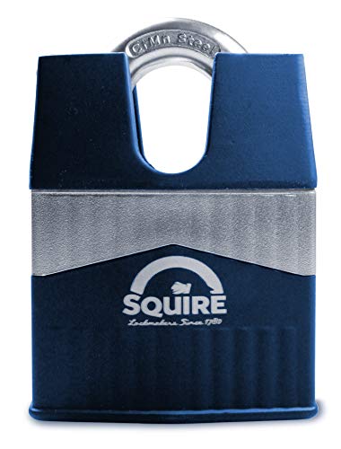 Henry Squire & Sons hsqw65cs 65 mm Warrior Alta Seguridad Cerrado Grillete Candado - Azul