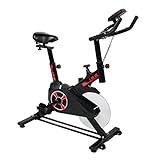 【Display Pantalla LCD y sensores de pulso cardíaco】: La bicicleta de giro proporciona los datos de calorías quemadas, frecuencia cardíaca, velocidad y distancia, lo que le ayuda a conocer mejor su cuerpo y ajustar su entrenamiento rápidamente.