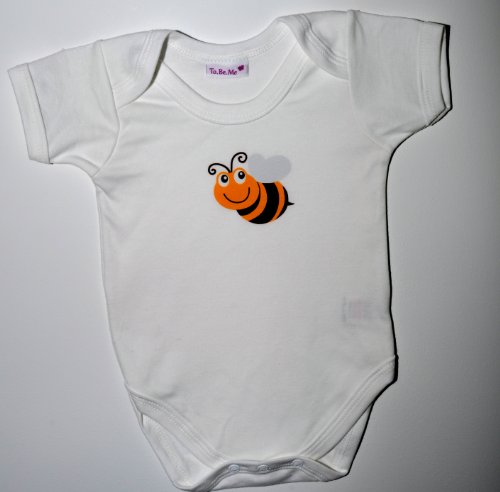 To.Be.Me Short Sleeve Buzzy Bee Babygrow (3-6 Months)