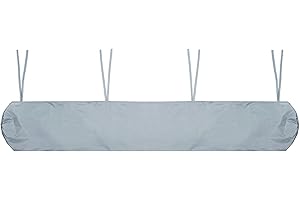 DFEO Awning Dust Cover, Garden Patio Replacement Awning Cover Awning Canopy Shelter Protective Waterproof Winter Storage Cover, Oxford Cloth, With String, For Outdoor Garden (Size:4M,Color:grey)