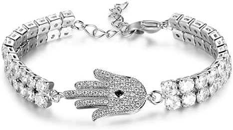 Simple Korean Fashion Demons Eyes Electroplating Ladies Palm Treasure Bracelet,BA102048-OneSize