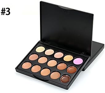 New Makeup Professional 15 Colors Eye Shadow Contour Palette Facial Camouflage Make Up Eyeshadow Pallete Cosmetics 10*8*1CM - #3