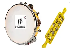 BOOMBOX_ Hand Percussion 8 inch dafli_handtal Indian Musical Instrument.