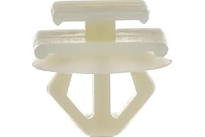 RESTAGRAF Agrafe de Moulure Ceinture de Caisse en Boîte pour Véhicules Peugeot/PSA/Citroën, 8.5mm Poinçon, Lot de 100, Blanc