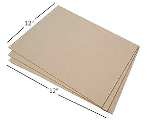 AKSHARAM MDF Pine Wood Board Sheets for Multipurpose Use (12 inchs x 12 inchs x 2.5 mm Thickness) - Pack of 12