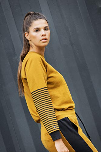 THOKKTHOKK Damen Sweatshirt Olivgrün Bio Fair, Größe:L - 2