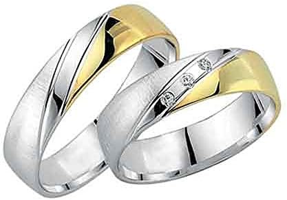 His & Hers Matching Set Titanium Steel Wedding Band Ring Sold by Pair , Free Engraving