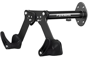 PINNERS Supporto bicicletta da parete regolabile, supporto bici da parete, gancio da parete, appendere bicicletta da parete, supporto bici regolabile, supporto per biciclette, supporto da parete biciclette