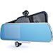 Produktbild WJJ-5-Zoll-Auto Smart Mirror WiFi, GPS Navigation SAT NAV, Bluetooth, Dual Objektiv HD 1080P Schlagkamera, Touchscreen, Rückspiegel Backup Kamera