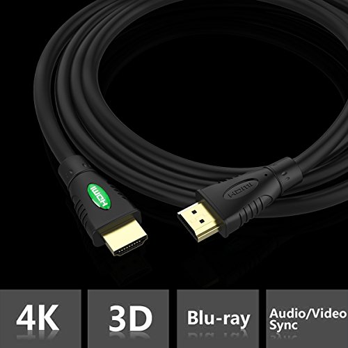 Honstek HD03 Hochgeschwindigkeits HDMI auf HDMI Kabel 0,9 m 1,8 m 3 m 4,6 m 7,6 m Kabel Unterstützung Ethernet 3D 4K Video und Audio Kanal kompatibel mit Blu-Ray Player Apple TV PS4 PS3 Xbox Eine Xbox 360 und alle Computer HDMI Geräte - 4