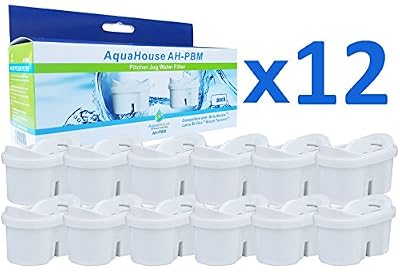 AquaHouse Cartouche compatible avec Brita Maxtra - filtre carafe filtrante - Pack de 12