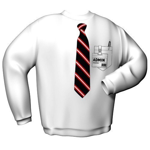 Preisvergleich Produktbild GamersWear ADMIN Sweater White (M)
