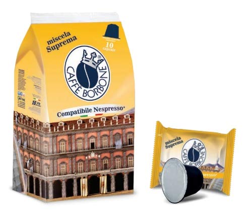 80 Respresso - Comp. Nespresso - Mezcla Suprema - 8x10 - Caffè Borbone
