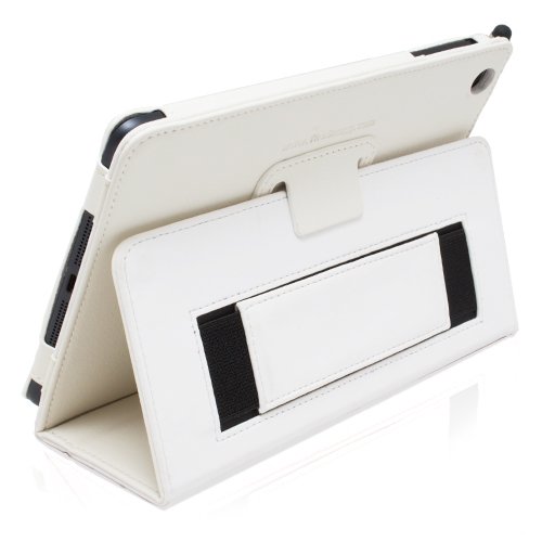 iPad Mini 1 und Mini 2 Hülle (Weiss), Snugg – Smart Case mit lebenslanger Garantie + Sleep / Wake Funktion - 3