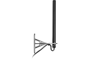 Alda PQ Antena de Banda Ancha para 4G LTE, 3G, UMTS, 2G, gsm, Bluetooth, WLAN, Conector SMA/M, Antena de estación omnidireccional para Montaje en Pared en Interiores, 5 m de Longitud de Cable