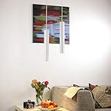 Erhältlich als Grundkörper in weiss und schwarz. Aufsätze sind in den färben Chrom, gold, Kupfer, schwarz und weiss erhältlich.