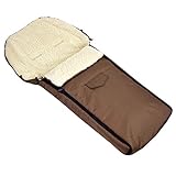 Universaler Winterfußsack aus Lammwolle, passt auf Babyschale, Kinderwagen, Buggy und Schlitten
