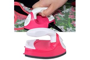 HEEPDD Desconocido Portátil Mini Plancha Eléctrica Hogar Viaje Plancha de Vapor Crafting Ropa Artesanal Suministros de Costura para Hot Fix Rhinestones Parches 250 V