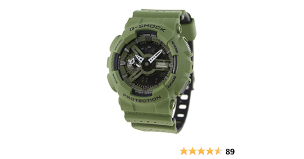 Casio Men's G-Shock GA110LP-3A Green Resin Japanese Quartz Diving Watch :  Casio: Amazon.co.uk: Watches