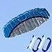 Produktbild Peepheaven 2,5m Dual Line Stunt Fallschirm Soft Parafoil Segel Surf Kite Huge Large-Blue
