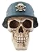 Produktbild Horror-Shop Totenschädel Spardose mit Soldatenhelm 16cm als Geschenkidee