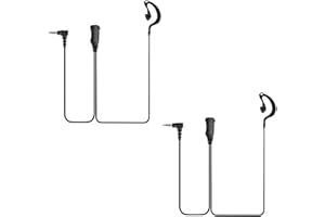 Retevis RT622P Walkie Talkie Auricolare 1 pin 3,5 mm Compatibile Solo con Radio Bidirezionali RT622P RB619 B63S (2 Pezzi)