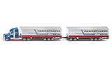 Originalgetreuer US Road Train mit Gespann aus Zugmaschine, Auflieger, Dolly und Anhänger zum Spielen und Kombinieren mit weiteren SIKU Spielzeugen