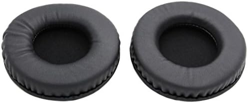 JYR Replacement 1 Pair Replacement Ear Pads Cushion Foam Sponge and Pu Leather Cover for Headphones ATH-A500 A500X Diameter 105mm