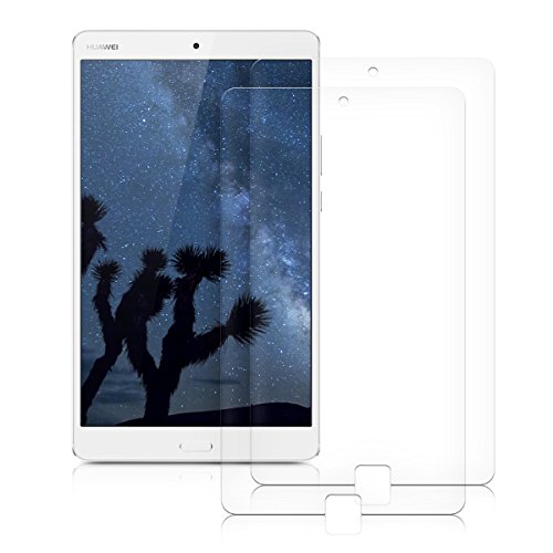 2x kwmobile Folie für Huawei MediaPad M3 8.4 – klare Tablet Displayschutzfolie Crystal Clear Displayschutz kristallklar Displayfolie Schutzfolie - 5