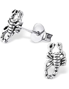 Ein Paar Ohrringe klein Sterlingsilber Motiv Skorpion Skorpion