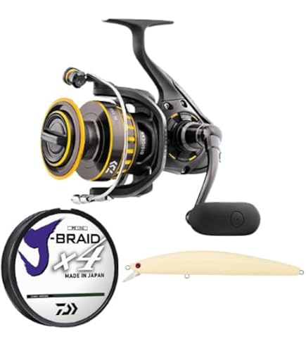 daiwa bg saltwater spinning reel-bg3000 medium/xtra heavy Reel, Black/Gold - BG3000 : Buy Online at Best Price in KSA Style/Color:Red Abu Garcia / Revo in handle Hollow Body