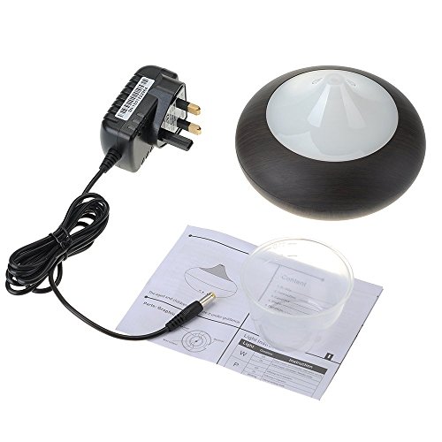 Aussel Elektroaromatherapie ätherisches Öl Aroma Diffuser Luftbefeuchter mit Farbe LED-Licht und Auto Off für Haus, Auto, Büro, Yoga oder Reise Große Geschenk Idee - 4