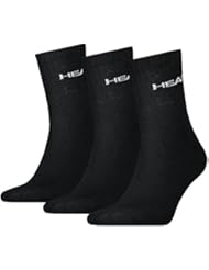 Head Short Crew 3P Calcetines, Hombre, Negro, 43/46