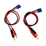 Directly connect to your batteries with EC3 connectors, and to your charger with 4mm banana plugs