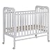 Tutti Bambini Jenny Dropside Cot With Wheels (White)