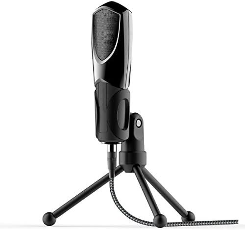 PC Microphone , MENGGOOD USB Condenser Microphones with Adjustable Tripod Stand Plug &amp; Play MIC for Recordings Podcasting Singing Online Chatting on Skype Facebook YouTube Gaming DJ Computers