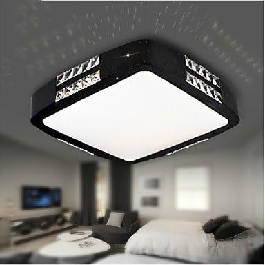 40W Warm White Light LED Black Arcylic Flush Mount