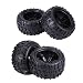 Produktbild Alomejor RC Auto Reifen Gummi Reifen mit Naben Felgen & Reifen für HSP/Louise/TRAXXAS/HPI / E-MAXX/Savage / Flux/ZD Racing/TM
