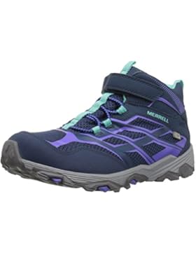 Merrell Mädchen ml-g Moab Fst Mid A/C Waterproof Trekking-& Wanderstiefel