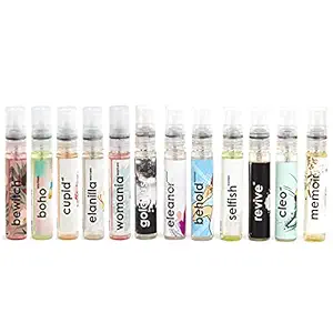 Adiveda Natural New Collection Prefume Trial Set for Women Pack of - 12