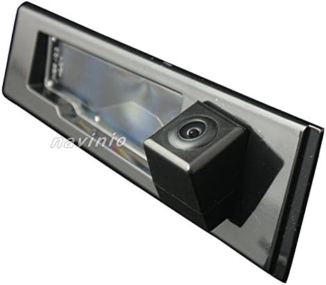 Greatek Waterproof Backup Camera Color Car Rear View Camera 170 Degree Viewing Angle License Plate with Night Vision for Seville SLS