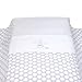 Cambrass 60 x 130 cm Cot Quilt/ Bedspread Collection Ter (Grey and White Spotted)