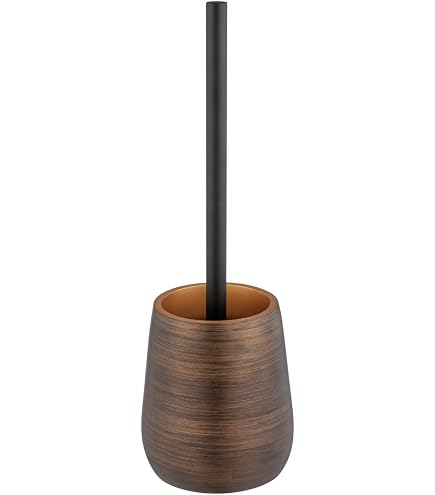 Escobilla Para Inodoro Douceur D'Intérieur - Color Negro, Tamaño 11.4 X 38 Cm, Diseño Moderno Y Práctico